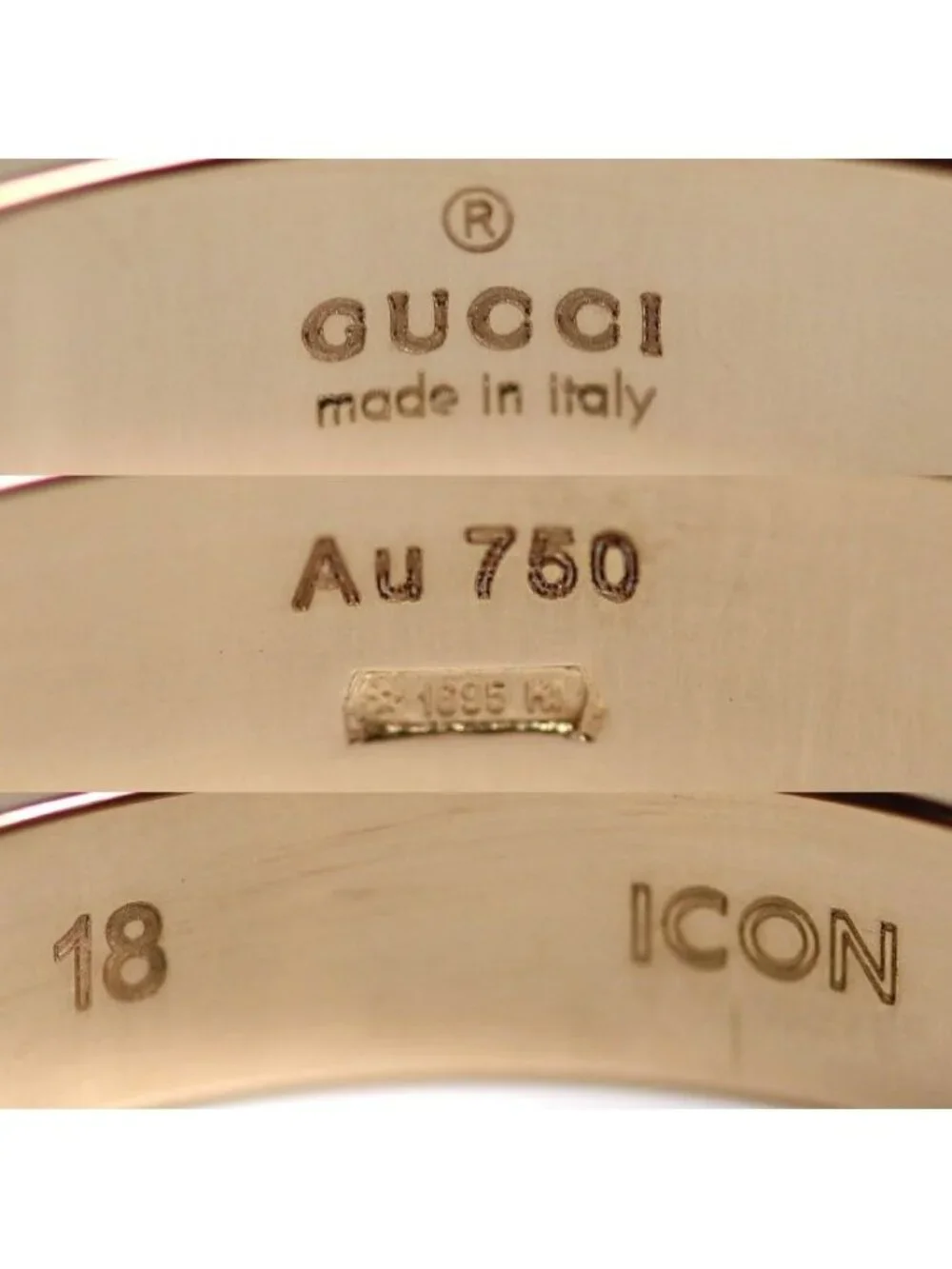 Gucci 18k Pink Gold Icon Ring